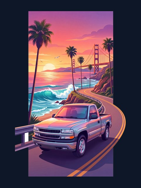 Pacific Coast artwork example