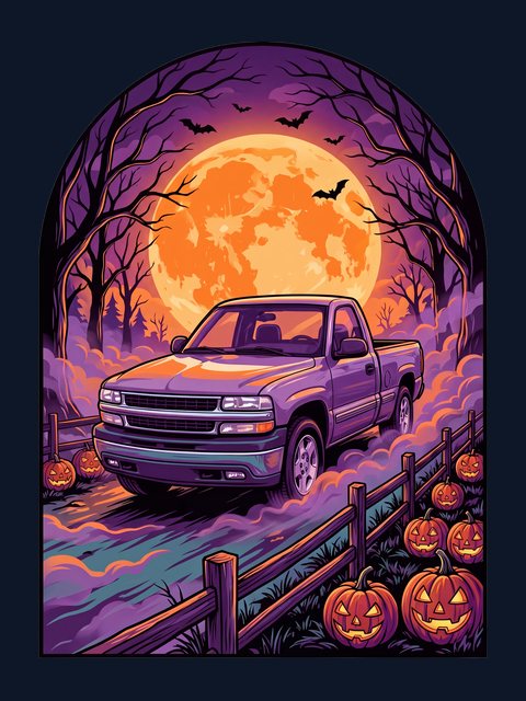 Spooky Drive artwork example