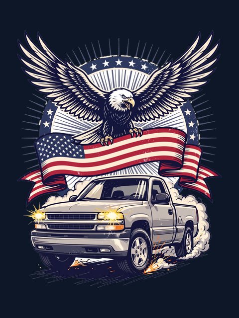 Stars & Stripes artwork example